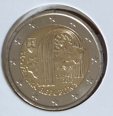 Slowakije 2 euro 2018 
