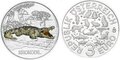 Oostenrijk-3-euro-2017-Krokodil-UNC